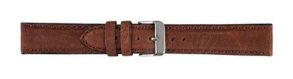 680918S Falkenlund Deluxe Beco 18mm Watch Strap Camel Sport Cognac Silver Buckle 680918S