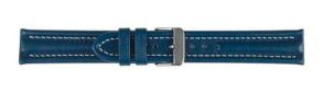 682720S Falkenlund Deluxe Beco 20mm Watch Strap Arizona Sport Blue Silver Buckle 682720S