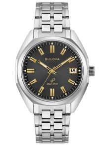 96B415 Elegant men's watch from Bulova with high-precision quartz movement and gold details - Jet Star vintage design | 96B415