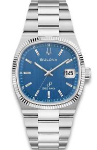 96B440 Retro-inspired men's watch from Bulova with blue dial and high-precision quartz movement - Super Seville Collection | 96B440