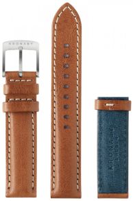 BC10791 Kronaby Brown (Blue) Leather Strap 18mm BC10791