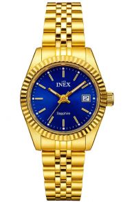 A12187D8I Inex Sapphire Ladies Golden Blue Petite 26mm