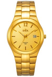 A69439D7I Inex Golden Mens Saphilite 38mm