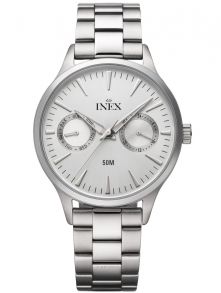 A76206S4I Inex Mens Day Date Steel 40mm