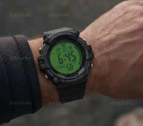 AE-1500WHC-1AVEF Casio XL Digital Outdoor Green Display 51mm