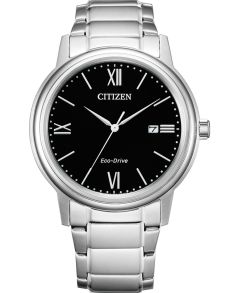 AW1670-82E Citizen Eco-Drive men's watch with black dial and Roman numerals | AW1670-82E