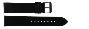 PMS428C-CS1508007C-P3-T-05-IPGUN Carrie Taylor Black Leather Strap (20mm) Gunmetal