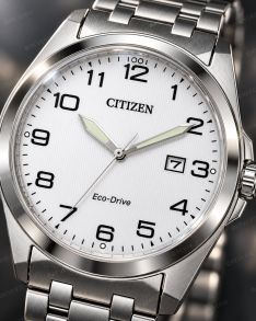 BM7108-81A Citizen Eco-Drive classic men's watch in steel with E111 movement and sapphire crystal | BM7108-81A