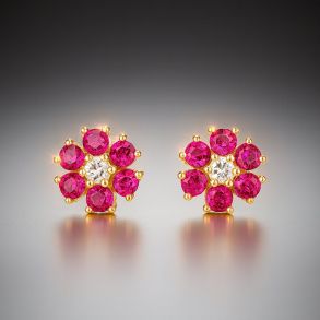CTJ2 Carrie Taylor Flower Stud CTJ2