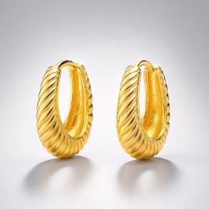 CTJ4 Carrie Taylor Roped Hoop CTJ4