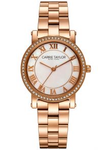 CTW1202 Carrie Taylor Vintage Astoria Mother of Pearl Rosegold Petite 28mm