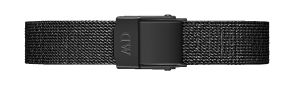 ADW00200277 Daniel Wellington Wristband Quadro Petite Pressed Ashfield Black 10mm DW00200277