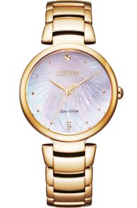 EM0853-81Y Citizen Eco-Drive women's watch in rose gold with mother-of-pearl dial | EM0853-81Y