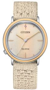 EM1006-40A Citizen L Ambiluna women's watch in two-tone steel with E031 movement and two straps | EM1006-40A