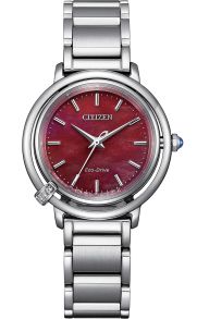 EM1090-78X Citizen L Arcly women's watch with red mother-of-pearl dial and diamonds | EM1090-78X