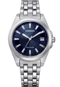 EO1210-83L Citizen elegant women's watch with Eco-Drive and blue dial in stainless steel | EO1210-83L