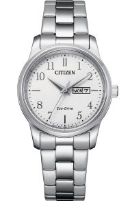 EW3260-84A Citizen Eco-Drive women's watch with classic white dial | EW3260-84A