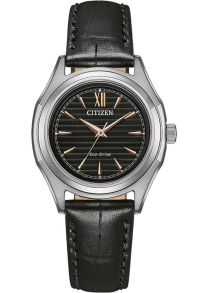 FE2110-14E Citizen Eco-Drive women's watch in steel with J730 movement and Roman numerals | FE2110-14E