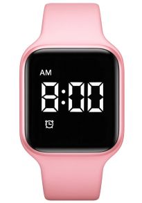 FIBEX15V04 Medication Timer Watch - Soft Pink Silent Alarm Watch FIBEX15V04