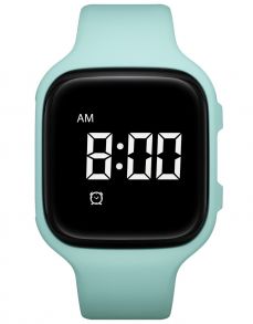 FIBEX15V06 Silent Hydration Timer Watch - Mint Green Reminder Watch FIBEX15V06
