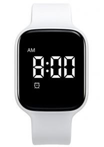 FIBEX15V09 Medical Alert Timer Watch - White Silent Reminder Watch FIBEX15V09