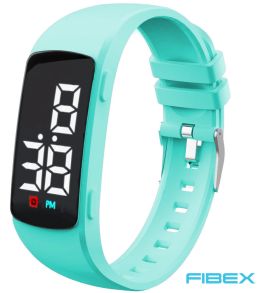 FIBEX15V3TURQUOISE Hydration Reminder Band - Fibex Health Timer Watch FIBEX15V3TURQUOISE