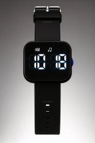 FIBEX16V01 Fibex 16 Alarms Vibrating & Acustic Reminder Watch - Black