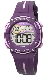FIBEX76IP005 Purple Digital Watch for Kids - Swimming Timer with Stopwatch FIBEX76IP005