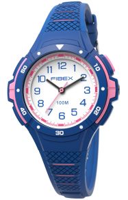 FIBEXAAC04 Night Light Swimming Watch for Kids - Blue & Pink Fibex Sport FIBEXAAC04