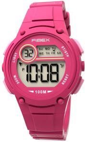 FIBEX84BAP02 Girls Digital Watch with Alarm and Timer - Fibex Digital Sport Watch FIBEX84BAP02