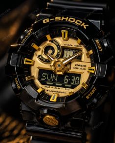 GA-710GB-1AER Casio G-Shock Golden Black XL 53mm