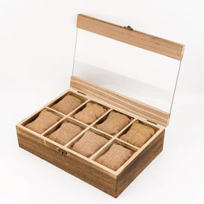 LWB0101 Lignus Wooden Watch Storage 8 Slots