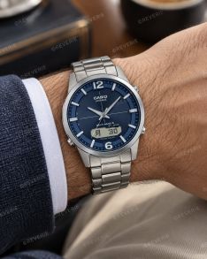 LCW-M170TD-2AER Casio Mens Solar Titanium Radio-Controlled Sapphire 40mm