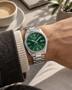 MTP-1302PD-3AVEF Casio Classic Mens Steel Green 38mm