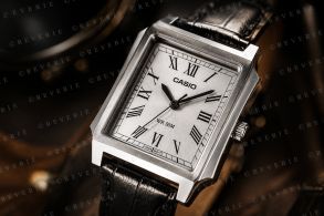 MTP-B190L-7BVER Casio Vintage Black Leather 31mm