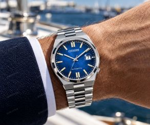 NJ0151-88L Citizen Mens Automatic Blue Steel Sapphire 40mm