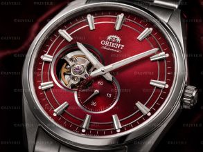 RA-AR0010R Orient Mens Open Heart Red Sapphire Automatic 40mm