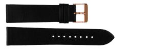 PMS428C-CS1508007C-P3-T-05-RG Carrie Taylor Black Leather Strap (20mm) Rosegold