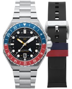 SP-5119-44 Spinnaker Dumas GMT Automatic Cobalt Crimson SP-5119-44