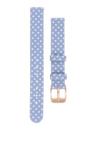 FLKSCH01-4 Falkenlund 12mm Easy-Attach Blue Leather Strap