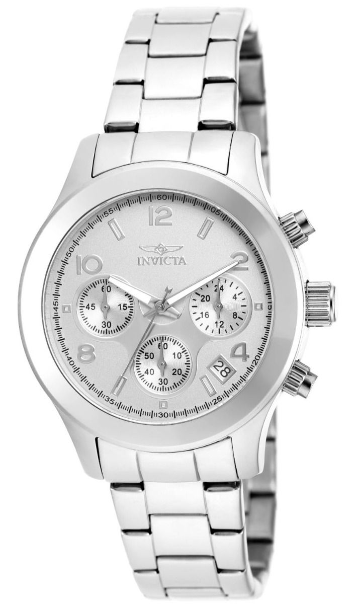 Invicta Angel Chronograph Women’s Stainless Steel Watch Invicta Angel Chronograph Ladies Watch 24903 886678301232  main image 3