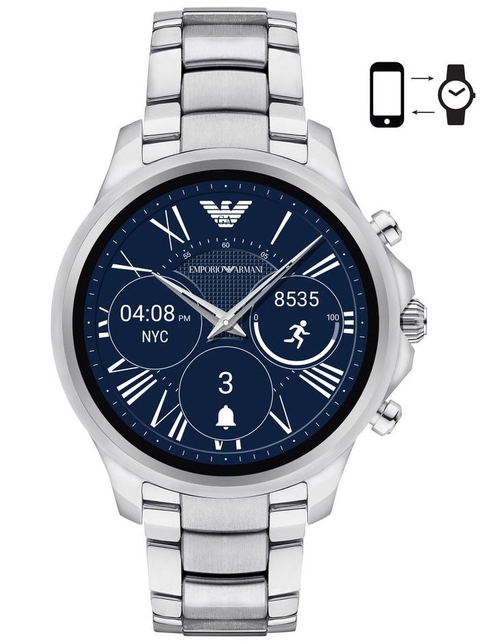Armani Connected Hybrid Watch Blue Armani Exchange Hybrid