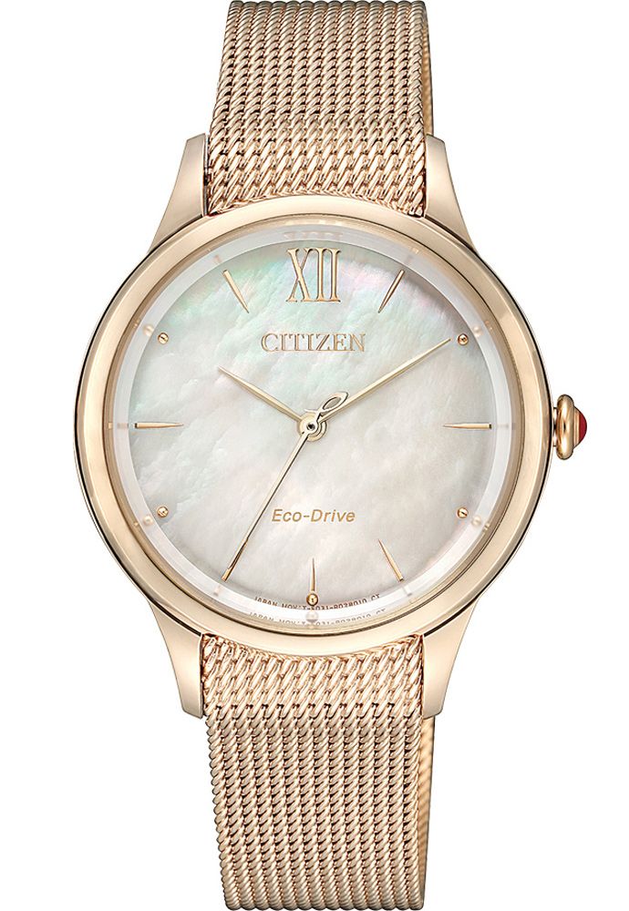 Citizen Eco-Drive women's watch | Feminine design in rose