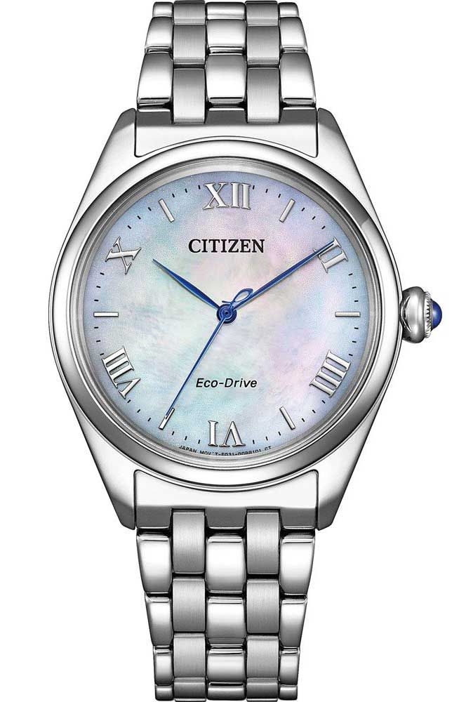 CITIZEN L 美品　ベルト2本付き 替えバンド付きウオッチ】スズランの葉の重なりを深みのある