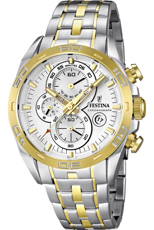 Festina Gold Steel Chronograph F16655/1 RIP
