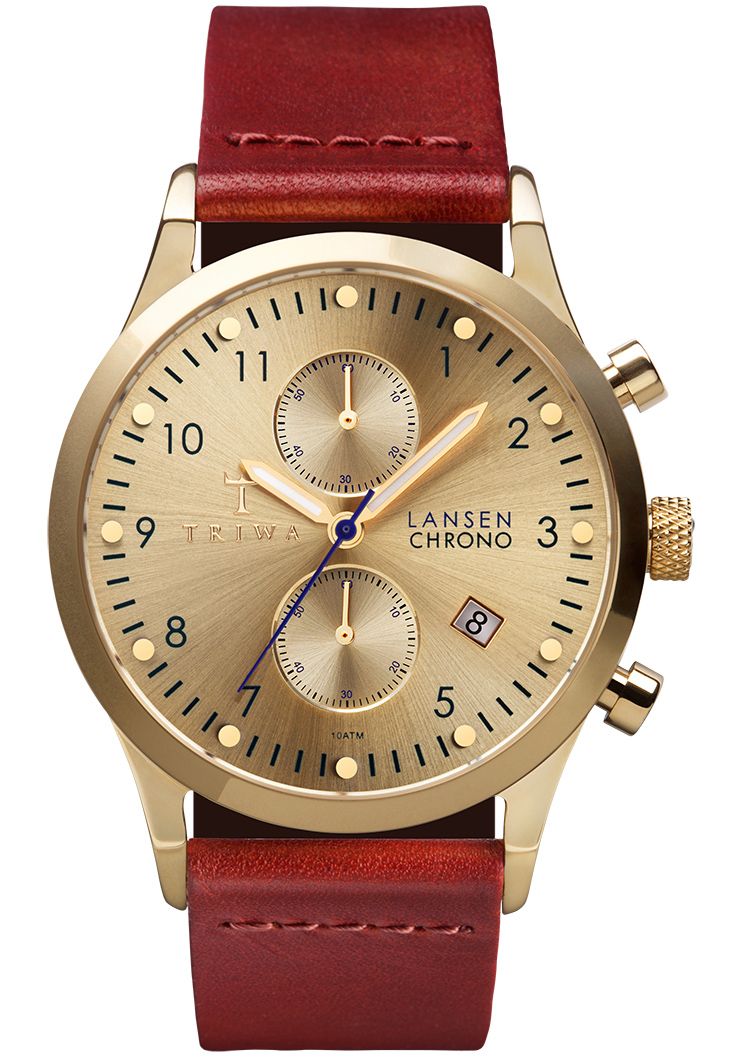 Triwa Gold Lansen Chrono Cognac Classic LCST103.CL012913 - RIP
