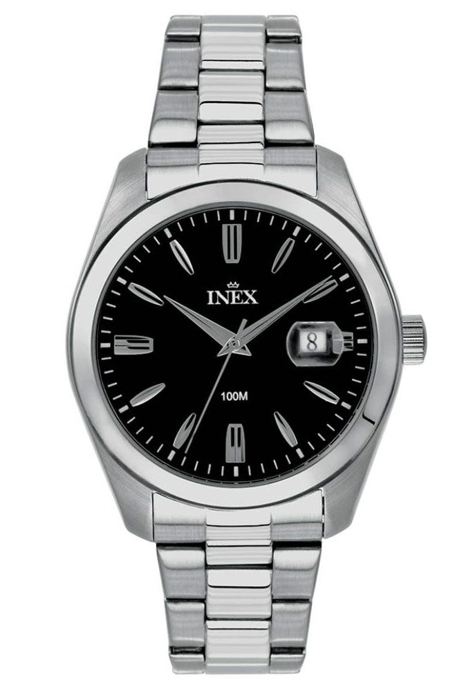 Inex Mens Classic Silver Black A69528S5I A69528S5I display picture 2
