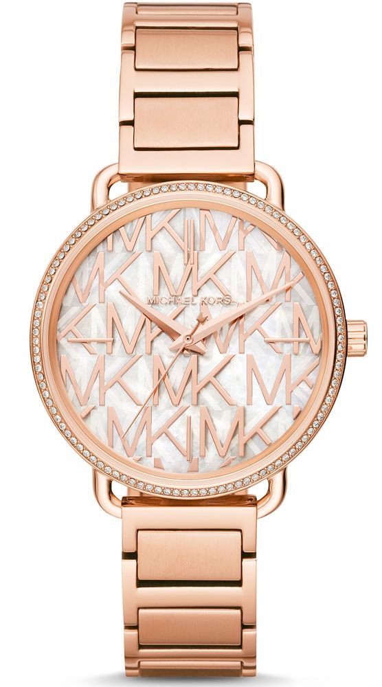 ☆MICHAEL KORS MK2737 PORTIA 白い WHITE/GOLD WHITE-LEATHER