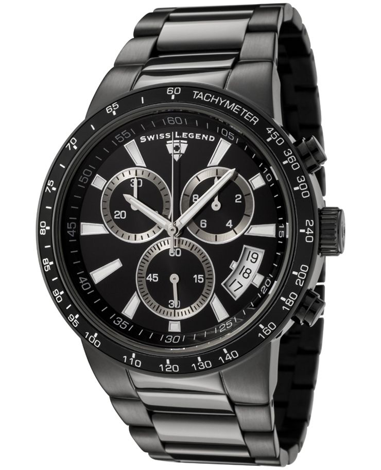 Swiss Legend Endurance Chronograph Black SL-10057-BB-11