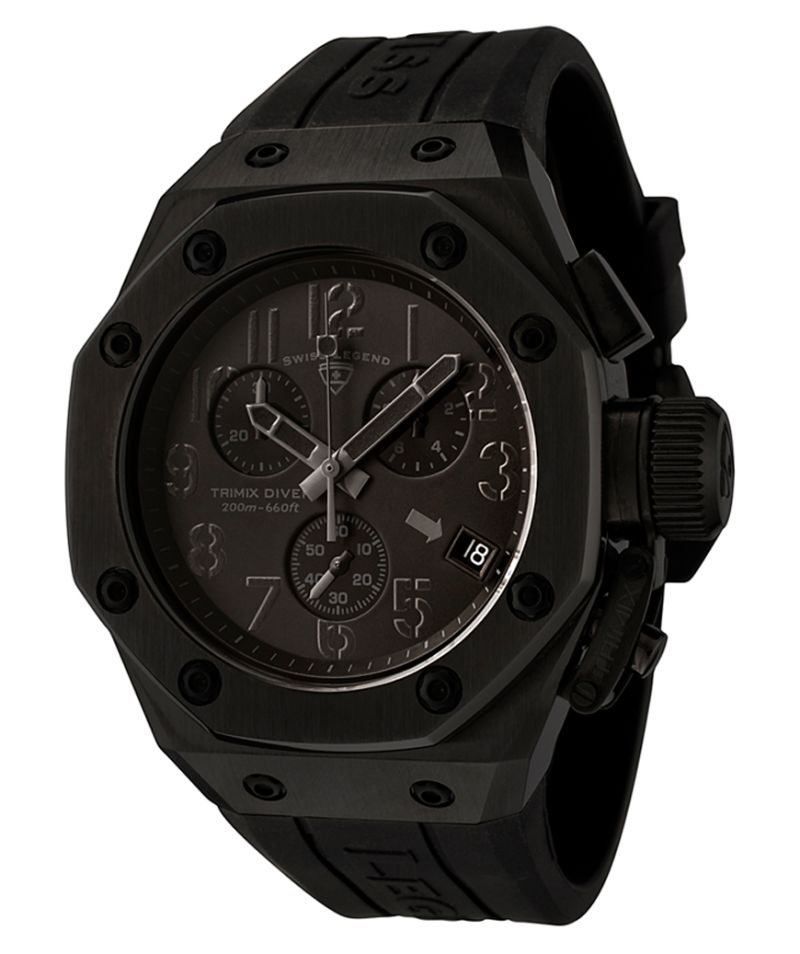 プリミエル Swiss Legend Trimix Diver Chronograph - SL-10541-BLK